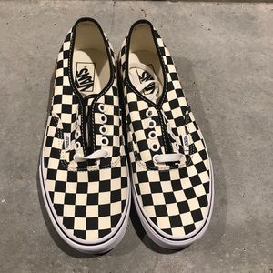 Checkered Vans